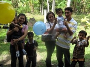 Ninong Felix with Family and Tita Lesette